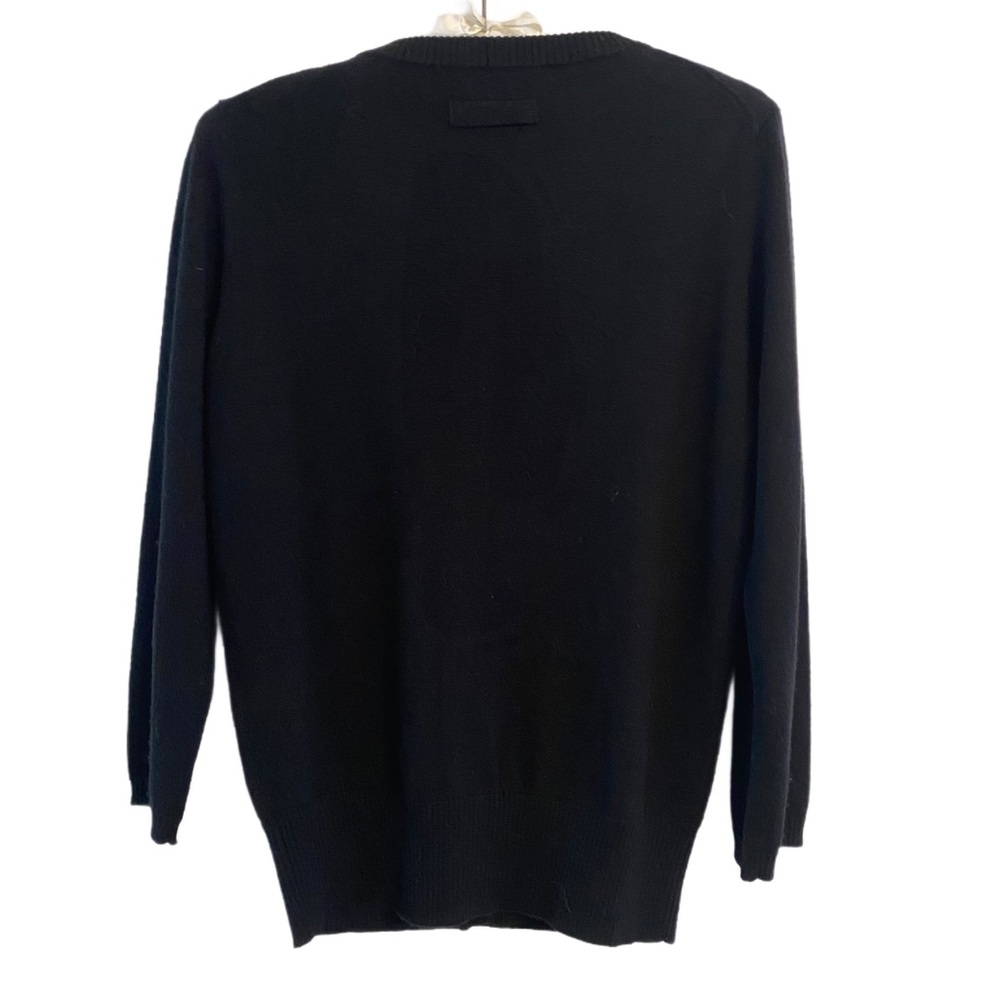 Dolce & Gabanna Cashmere & Silk Cardigan with Butterfly Details Size L EUC - Picture 2 of 6